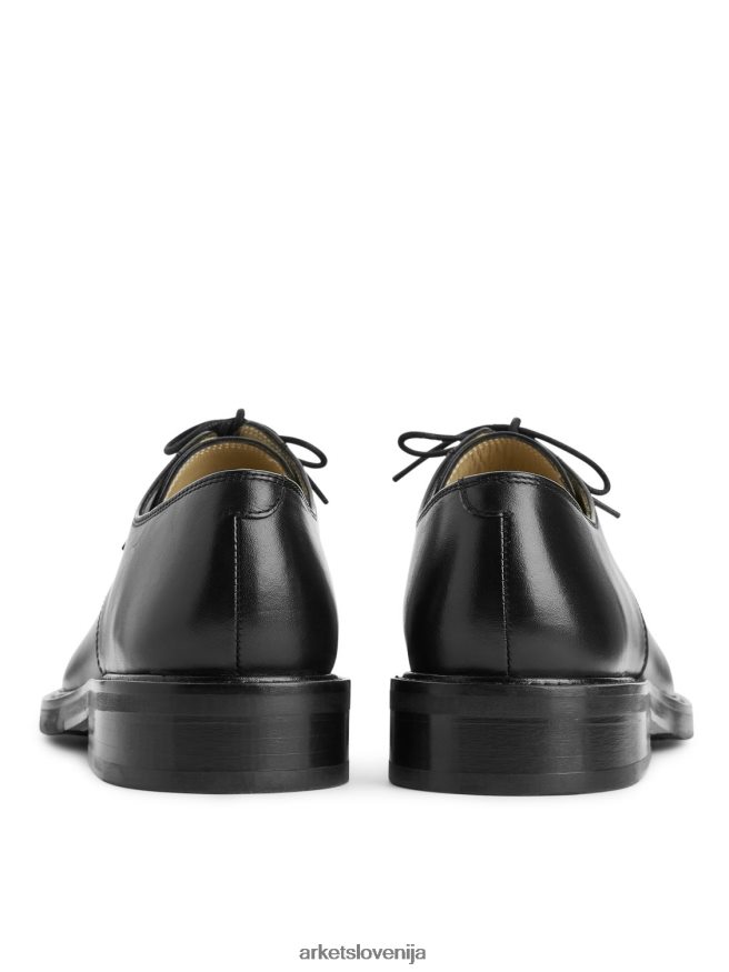 obutev sl ARKET moški usnjeni derbi čevlji Črna 6X02XV1281