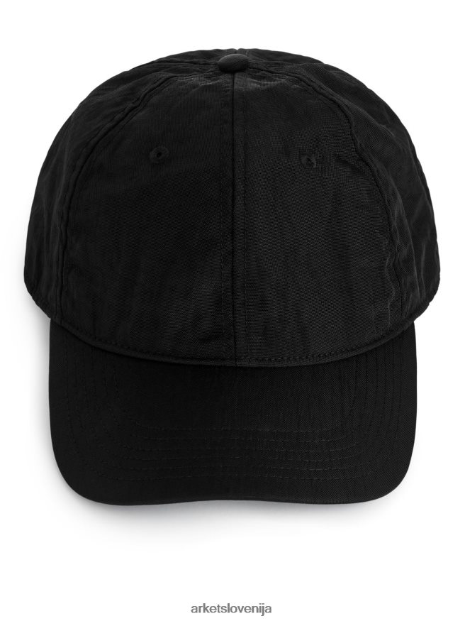 dodatki sl ARKET moški 6-delna najlonska kapa Črna 6X02XV1294