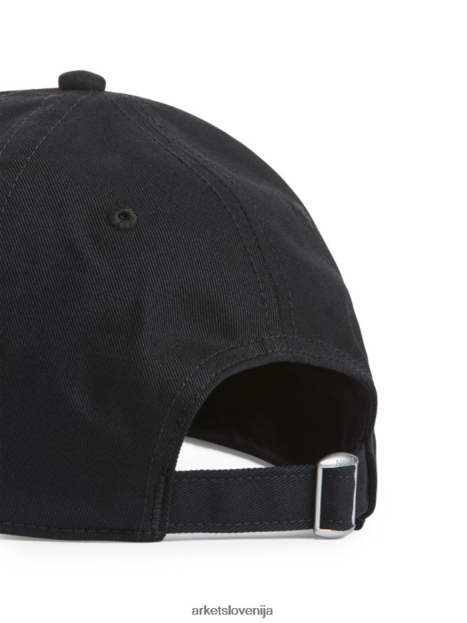 dodatki sl ARKET moški bombažna kapica iz keperja Črna 6X02XV1300