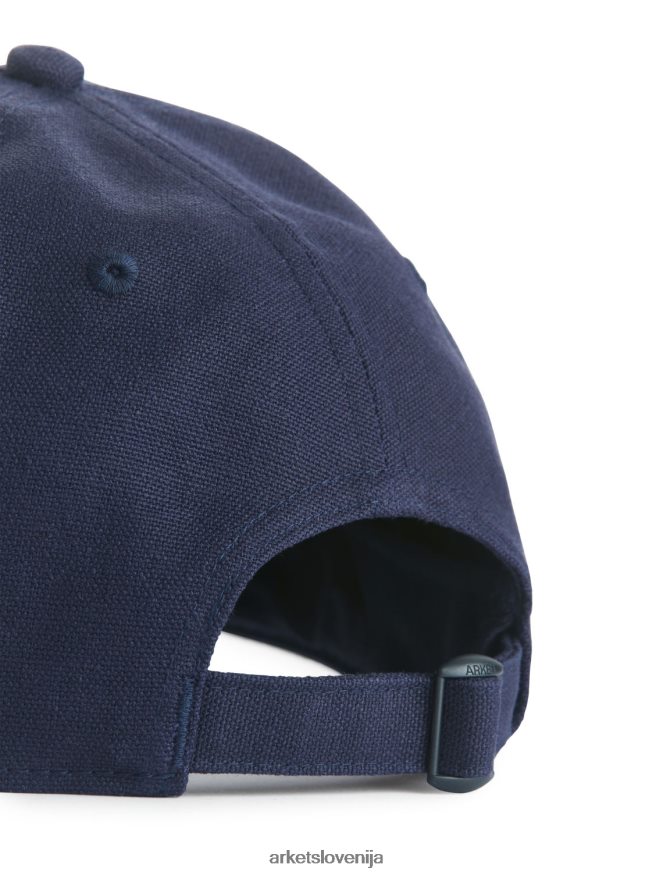 dodatki sl ARKET moški kapa iz konoplje in bombaža temno modra 6X02XV1297