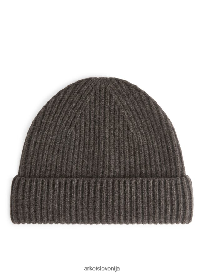 dodatki sl ARKET moški kapa iz mešanice kašmirja rjav 6X02XV886