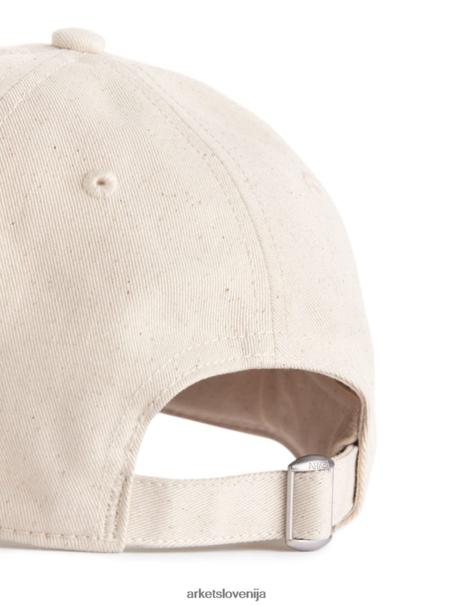 dodatki sl ARKET moški kavarna kapa umazano bela 6X02XV820