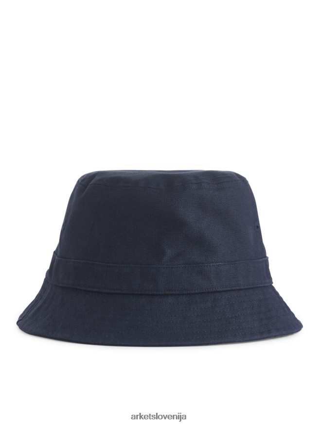 dodatki sl ARKET moški klobuk iz konoplje temno modra 6X02XV1293