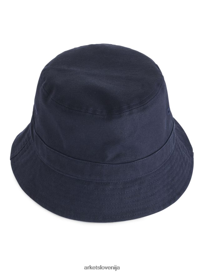 dodatki sl ARKET moški klobuk iz konoplje temno modra 6X02XV1293