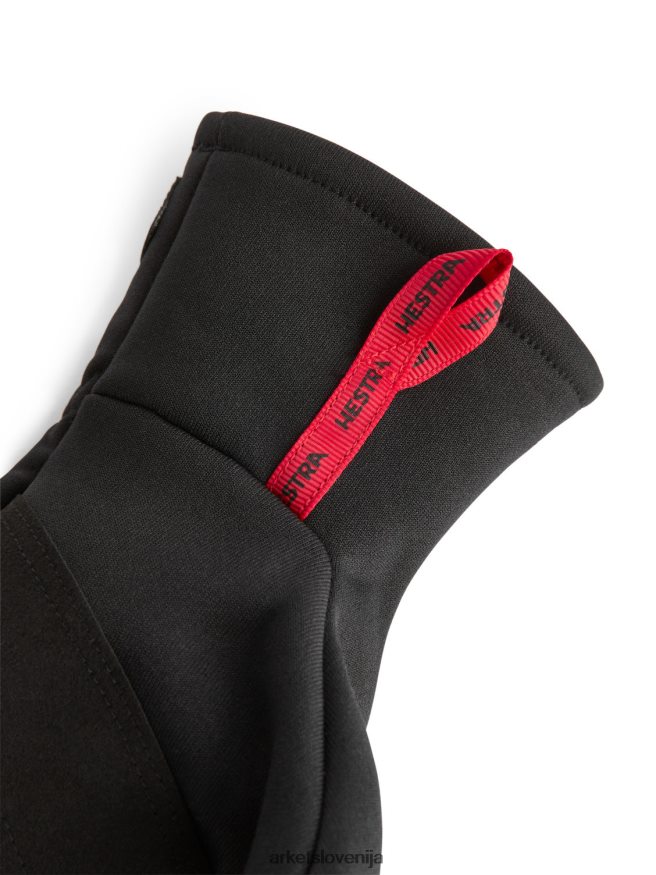 dodatki sl ARKET moški rokavice iz flisa hestra touch point Črna 6X02XV1326