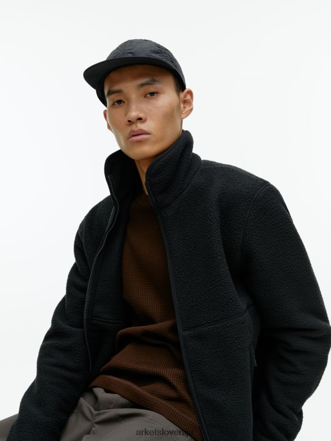 oblačila sl ARKET moški aktivni pokrovček Črna 6X02XV1200