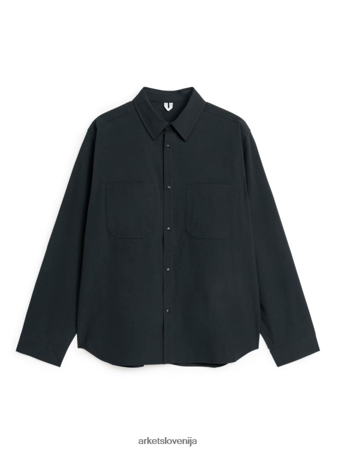 oblačila sl ARKET moški pohodniška majica Črna 6X02XV1218