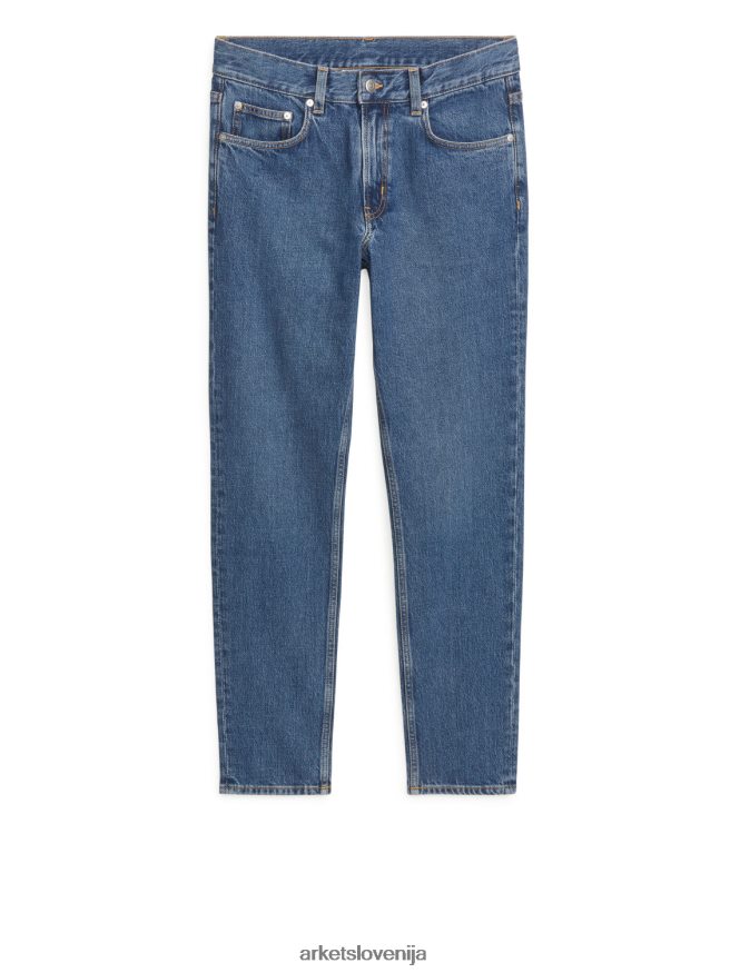oblačila sl ARKET moški birch slim stretch jeans srednje modra 6X02XV1106