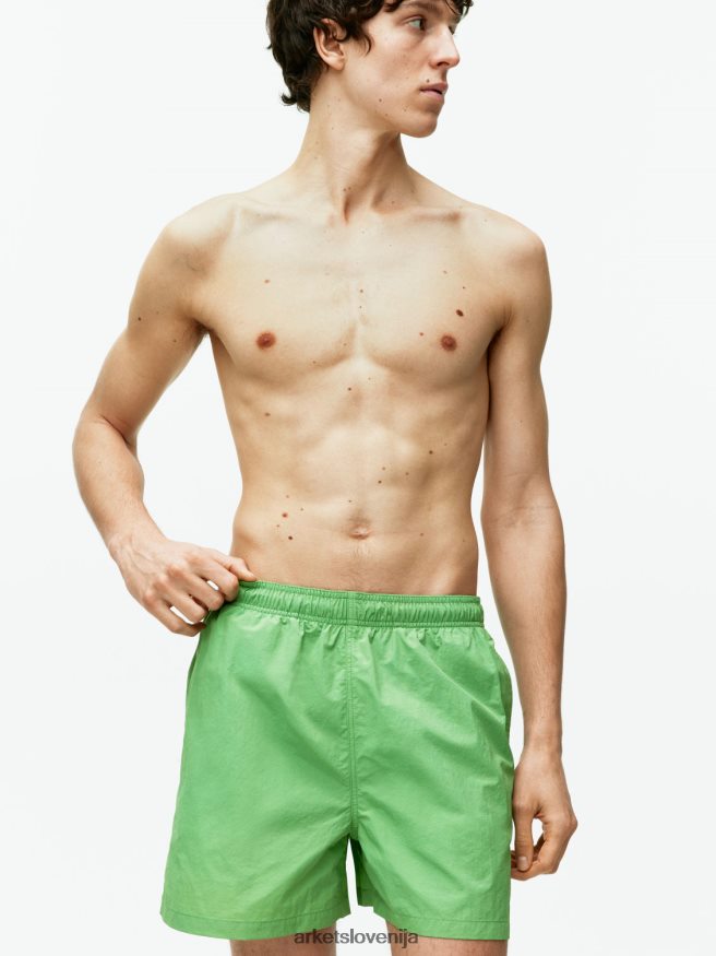 oblačila sl ARKET moški kopalne kratke hlače svetlo zelena 6X02XV1138