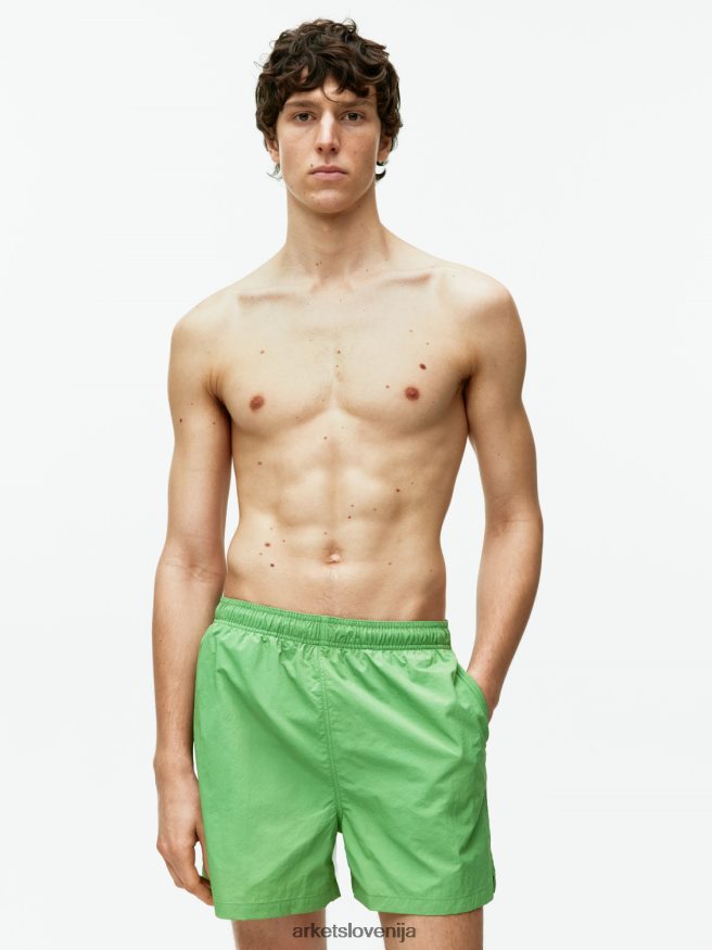 oblačila sl ARKET moški kopalne kratke hlače svetlo zelena 6X02XV1138