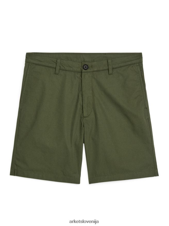 oblačila sl ARKET moški bombažne kratke hlače zelena 6X02XV1114