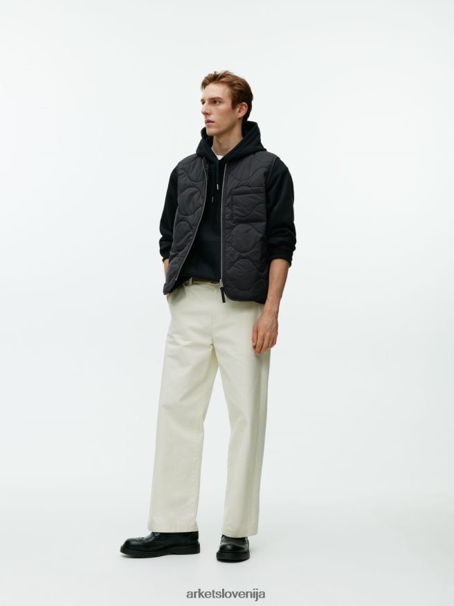 oblačila sl ARKET moški prešit brezrokavnik Črna 6X02XV1160