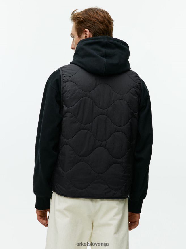 oblačila sl ARKET moški prešit brezrokavnik Črna 6X02XV1160