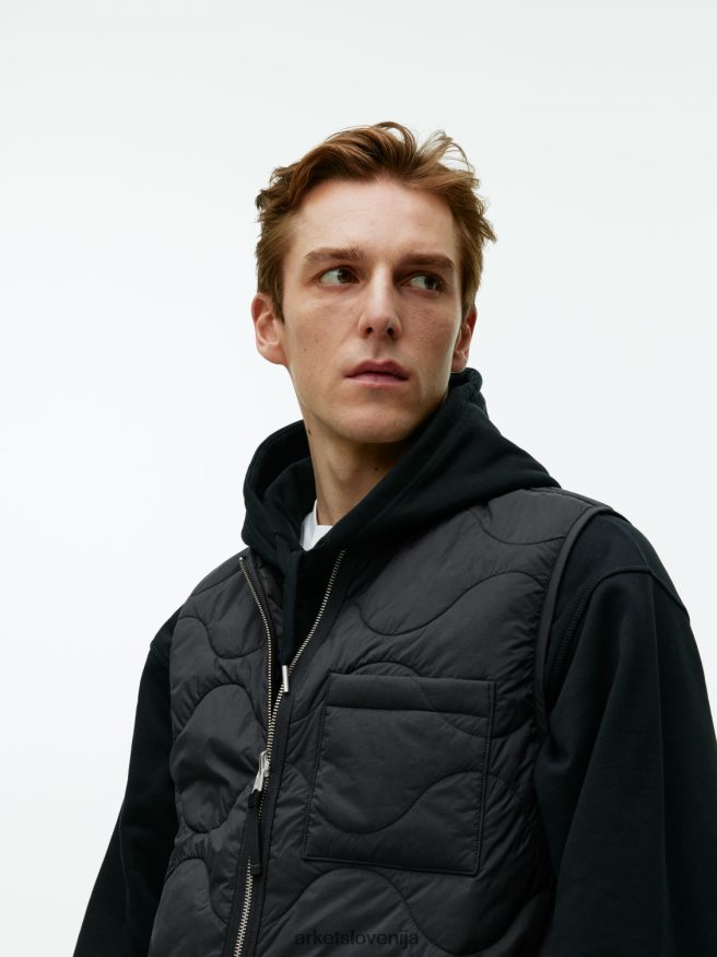 oblačila sl ARKET moški prešit brezrokavnik Črna 6X02XV1160