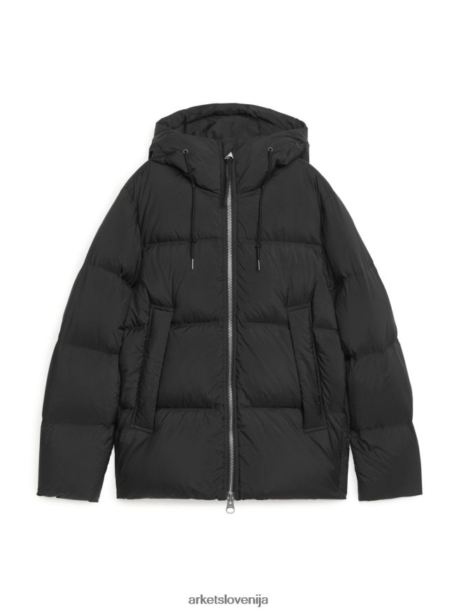 oblačila sl ARKET moški puhovka Črna 6X02XV1172