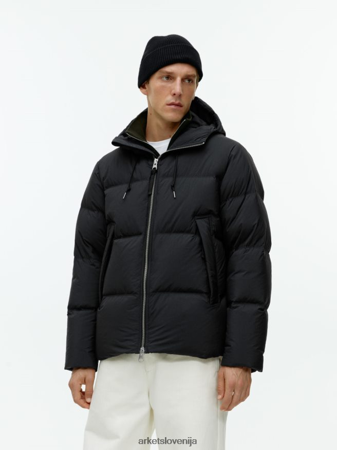 oblačila sl ARKET moški puhovka Črna 6X02XV1172
