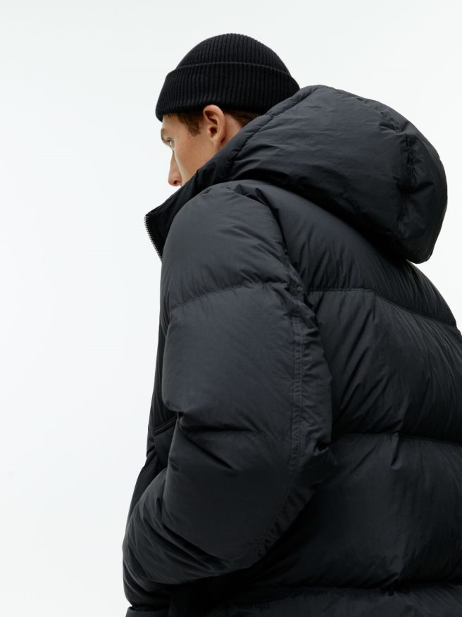 oblačila sl ARKET moški puhovka Črna 6X02XV1172