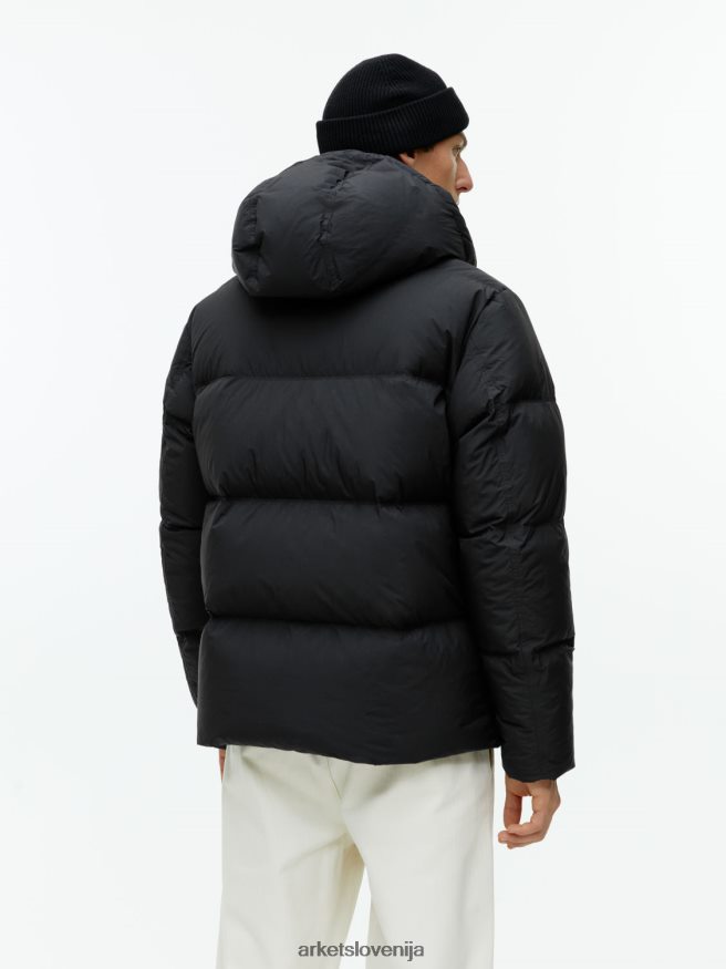 oblačila sl ARKET moški puhovka Črna 6X02XV1172