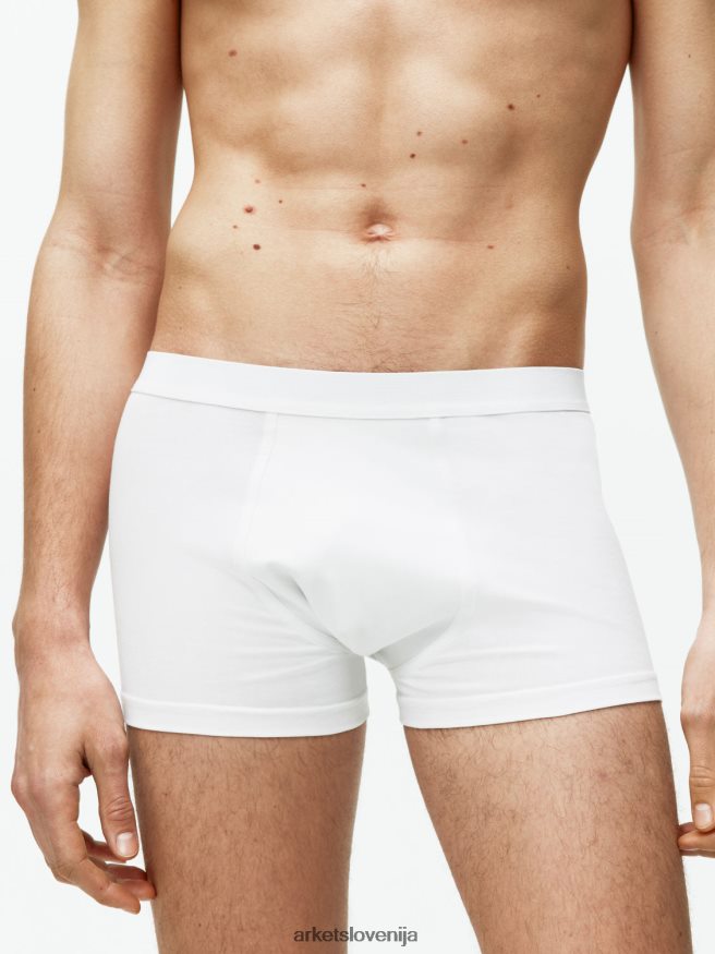 oblačila sl ARKET moški bombažne hlače pima, 3 kom bela 6X02XV1222