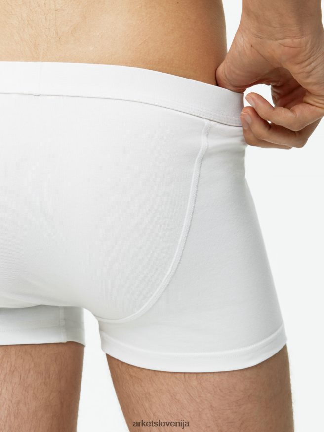 oblačila sl ARKET moški bombažne hlače pima, 3 kom bela 6X02XV1222