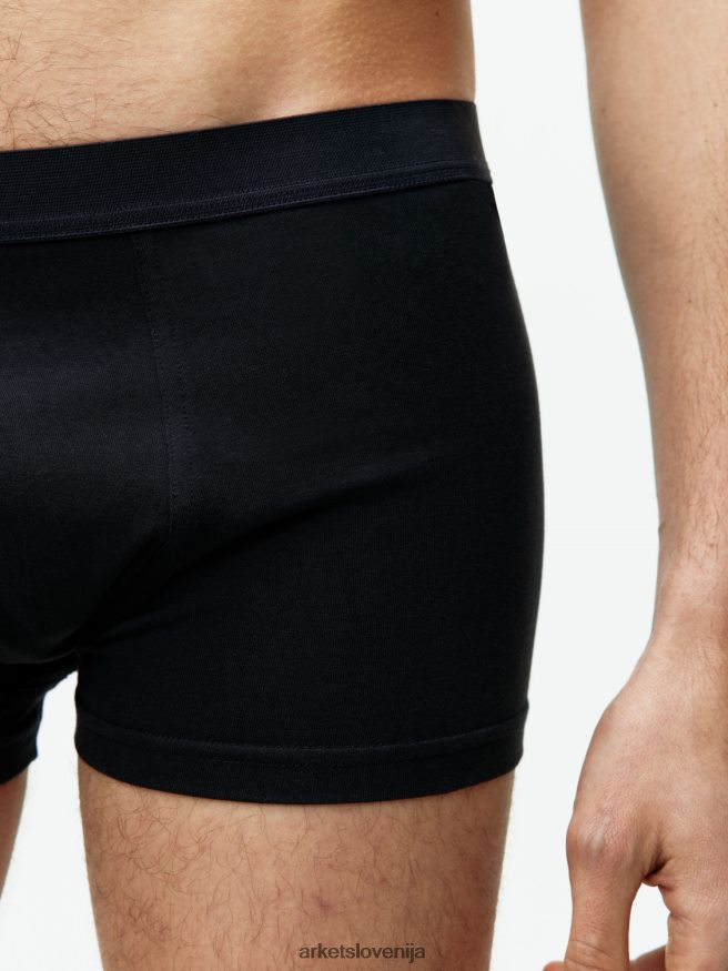 oblačila sl ARKET moški bombažne hlače pima, 3 kom temno modra 6X02XV1224