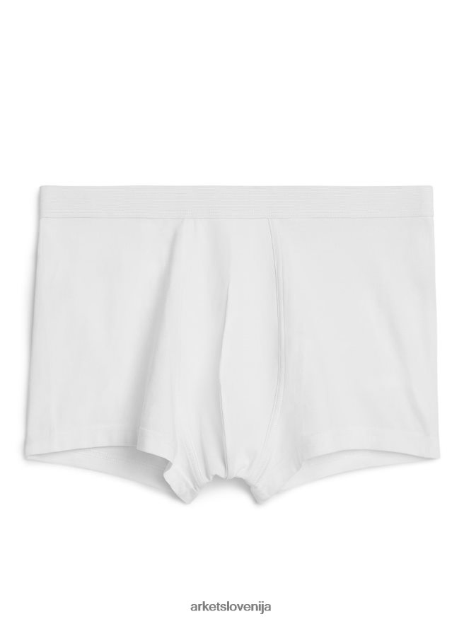 oblačila sl ARKET moški pima bombažna debla bela 6X02XV1226