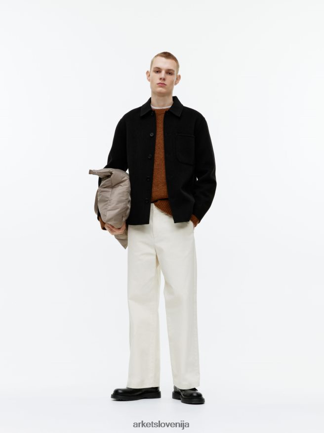 oblačila sl ARKET moški dvojna majica Črna 6X02XV963