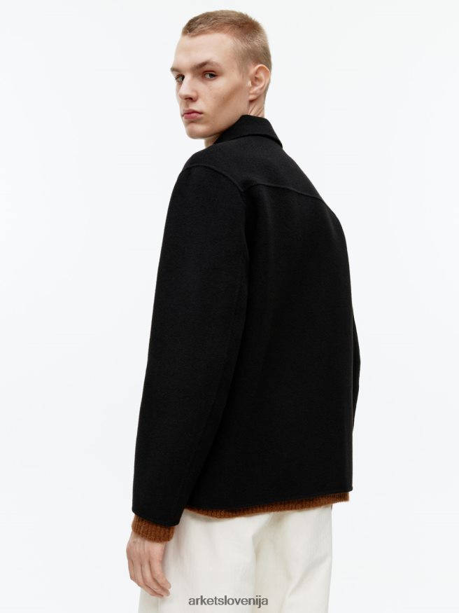 oblačila sl ARKET moški dvojna majica Črna 6X02XV963