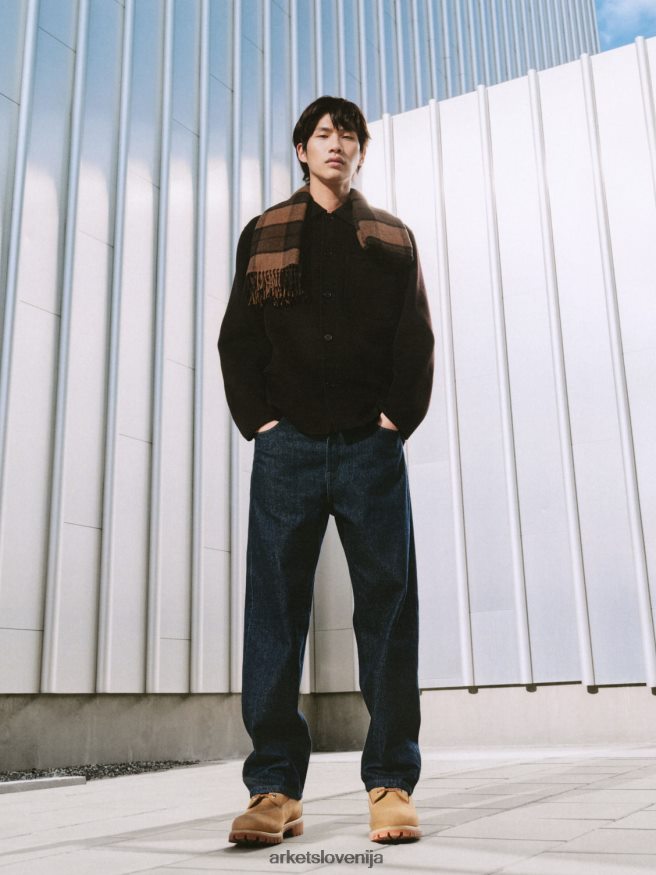 oblačila sl ARKET moški dvojna majica Črna 6X02XV963