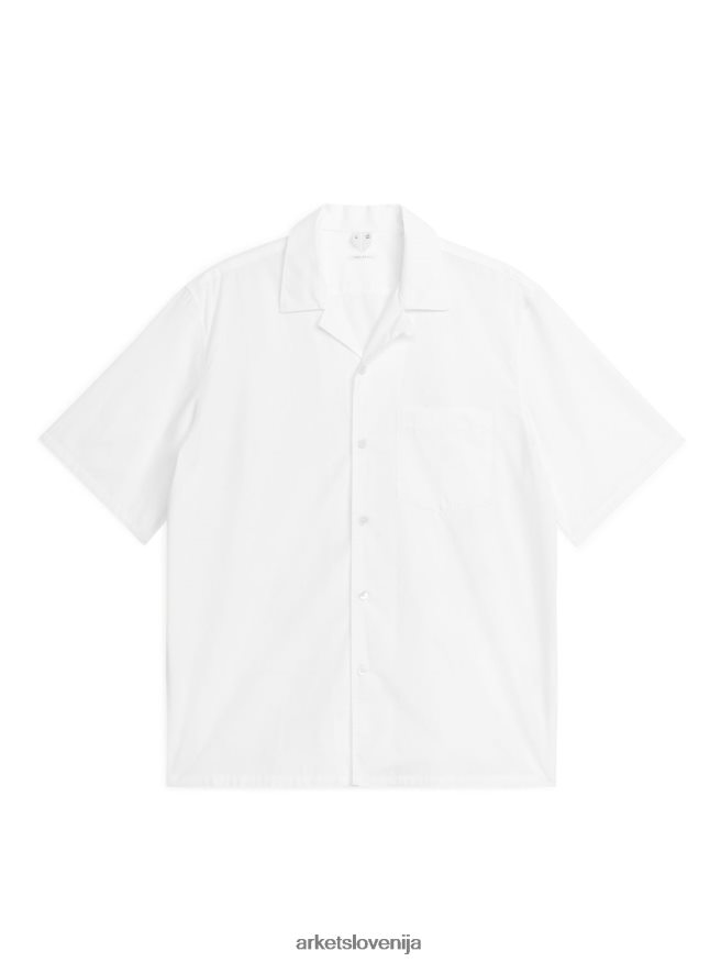 oblačila sl ARKET moški letoviška majica bela 6X02XV930