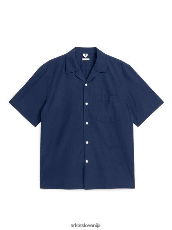 oblačila sl ARKET moški letoviška majica temno modra 6X02XV929