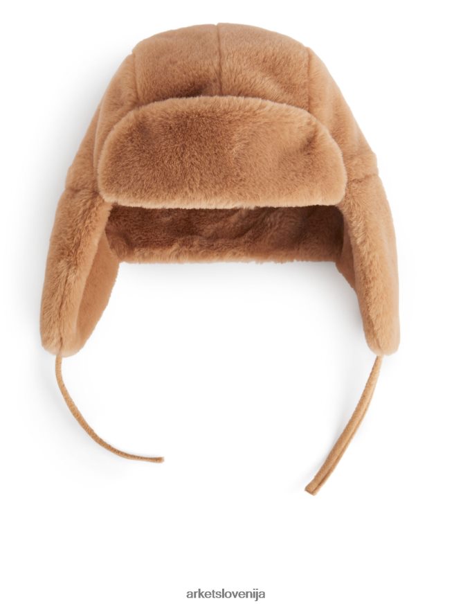 dodatki sl ARKET otroci podložena kapa kamela 6X02XV1643