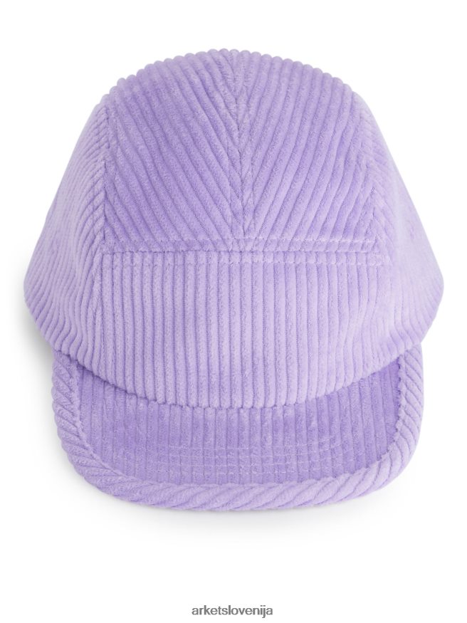 dodatki sl ARKET otroci velvet kapa lila 6X02XV1632