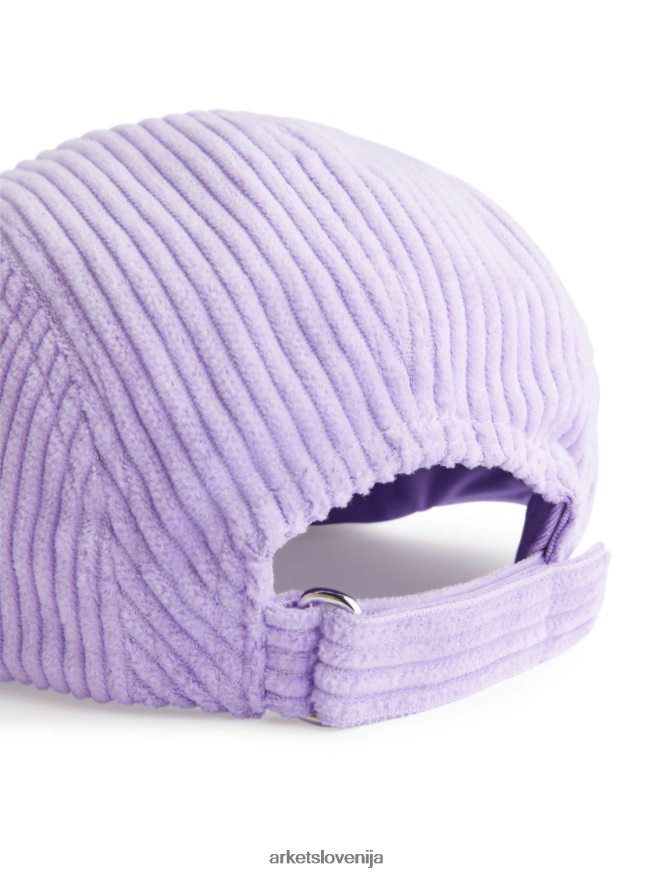 dodatki sl ARKET otroci velvet kapa lila 6X02XV1632