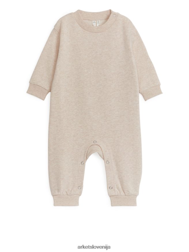 oblačila sl ARKET otroci bombažni kombinezon oves 6X02XV1683