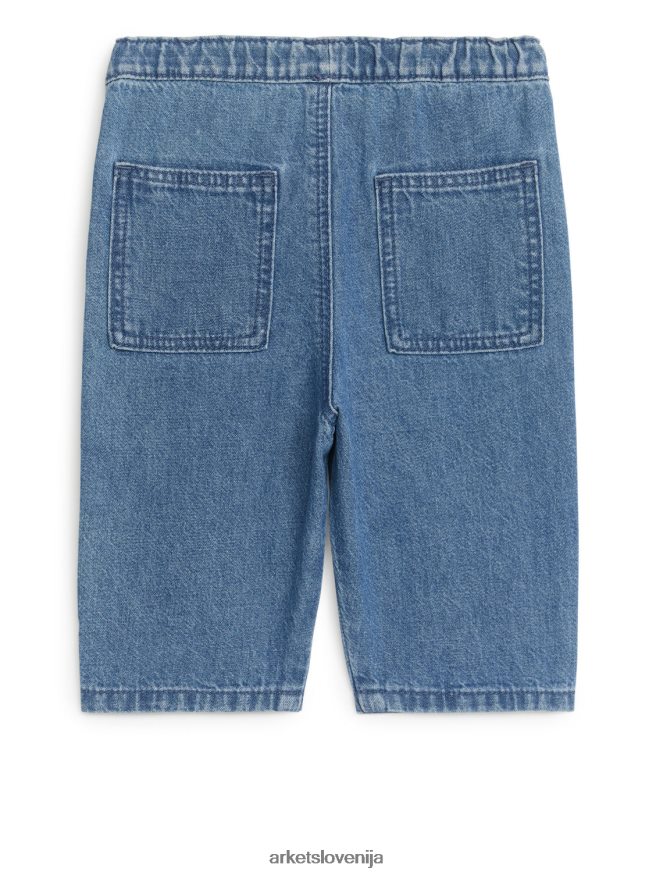 oblačila sl ARKET otroci mehke denim hlače modra 6X02XV1768