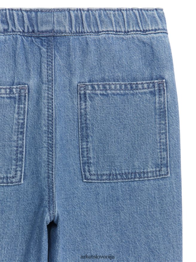 oblačila sl ARKET otroci mehke denim hlače sprano modra 6X02XV1767