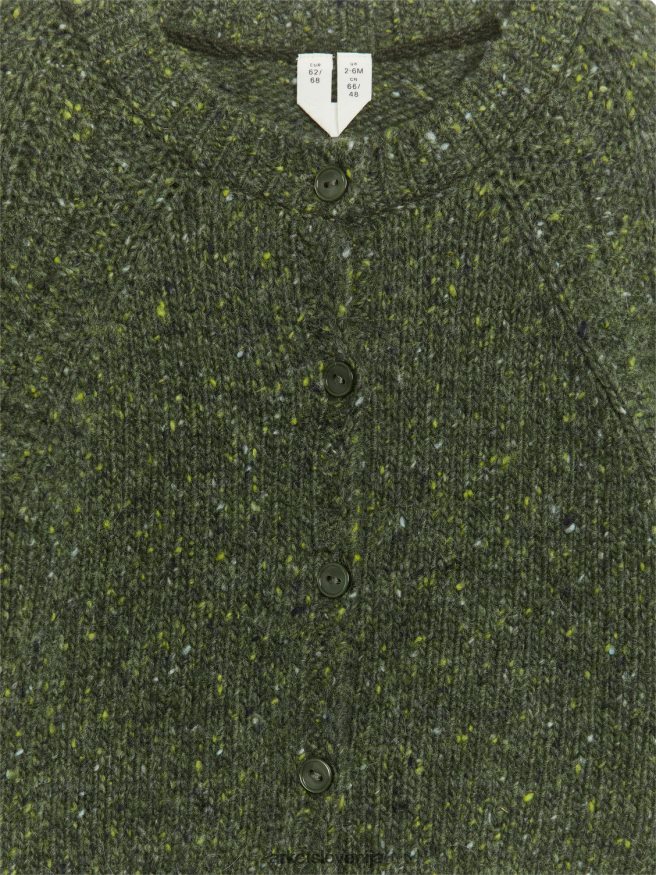 oblačila sl ARKET otroci neps volnena jopica zelena/neps 6X02XV1763