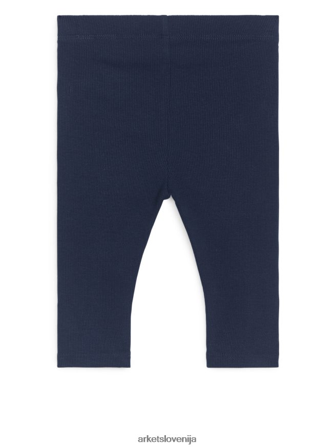 oblačila sl ARKET otroci rebraste pajkice temno modra 6X02XV1772