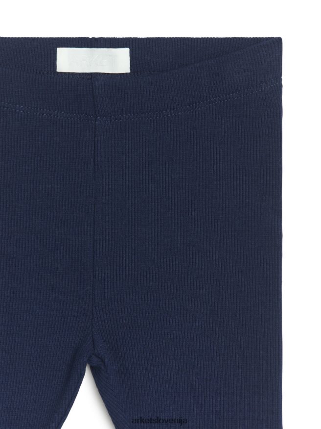 oblačila sl ARKET otroci rebraste pajkice temno modra 6X02XV1772