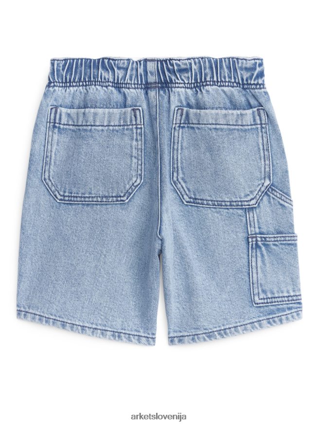 oblačila sl ARKET and MR PORTER otroci denim kratke hlače svetlo modra 6X02XV1568