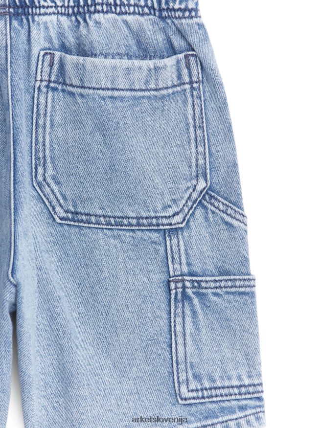 oblačila sl ARKET and MR PORTER otroci denim kratke hlače svetlo modra 6X02XV1568