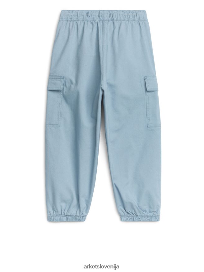 oblačila sl ARKET otroci kargo hlače modra 6X02XV1544