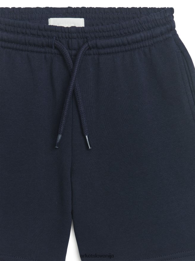 oblačila sl ARKET otroci kratke hlače iz francoskega frotirja temno modra 6X02XV1587