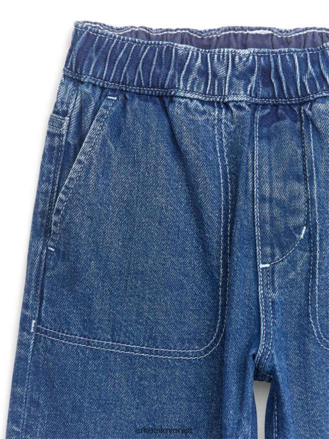 oblačila sl ARKET otroci sproščene denim hlače modra 6X02XV1577