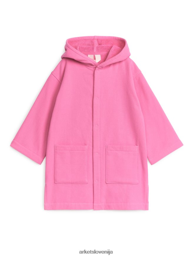 oblačila sl ARKET otroci bombažna halja za plažo roza 6X02XV1665