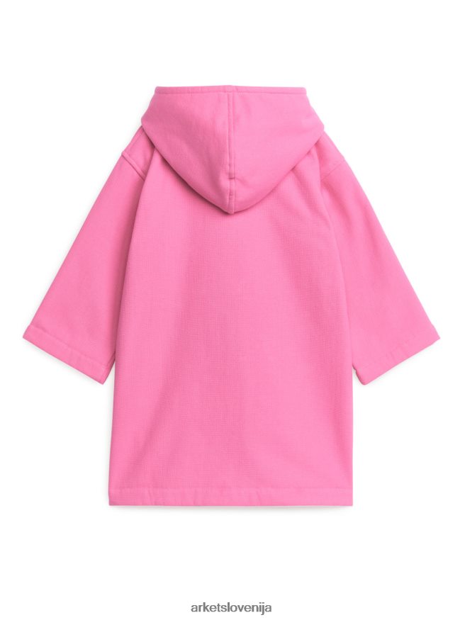 oblačila sl ARKET otroci bombažna halja za plažo roza 6X02XV1665