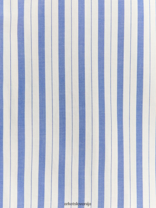 oblačila sl ARKET otroci bombažni komplet pižame modra/bela 6X02XV1666