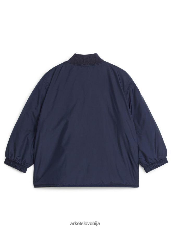 oblačila sl ARKET otroci jopič na zadrgo temno modra 6X02XV1675