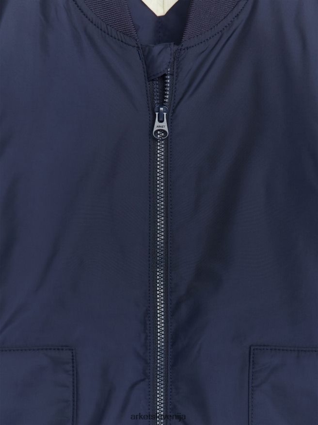 oblačila sl ARKET otroci jopič na zadrgo temno modra 6X02XV1675